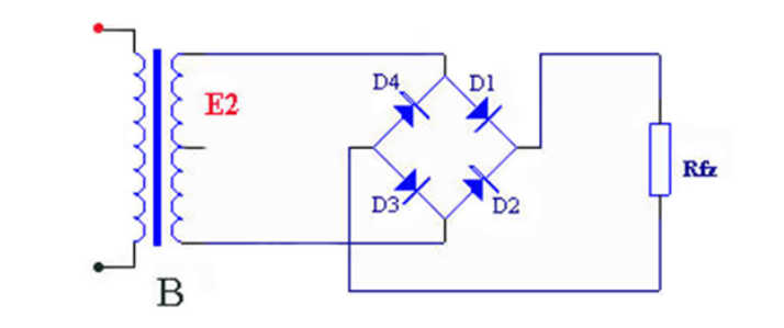 橋式整流原理圖