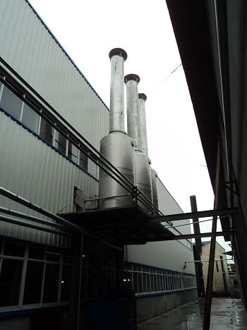 定型機廢氣治理—噴淋